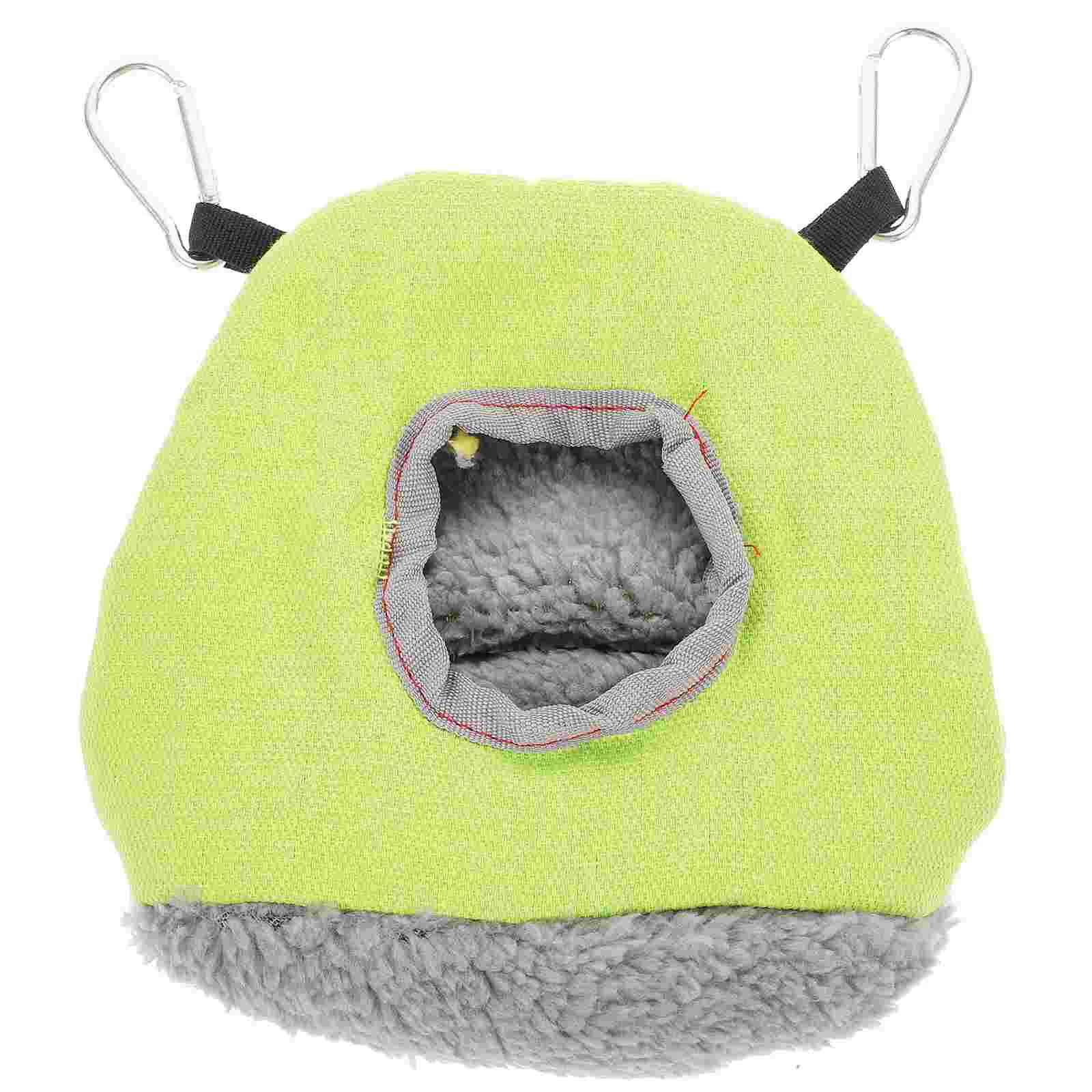 

Parrothammock House Bird Birds Bedtent Warm Winter Outdoor Cage Parakeet Plush Hanging Sleeping Comfortable Bedding Hideout