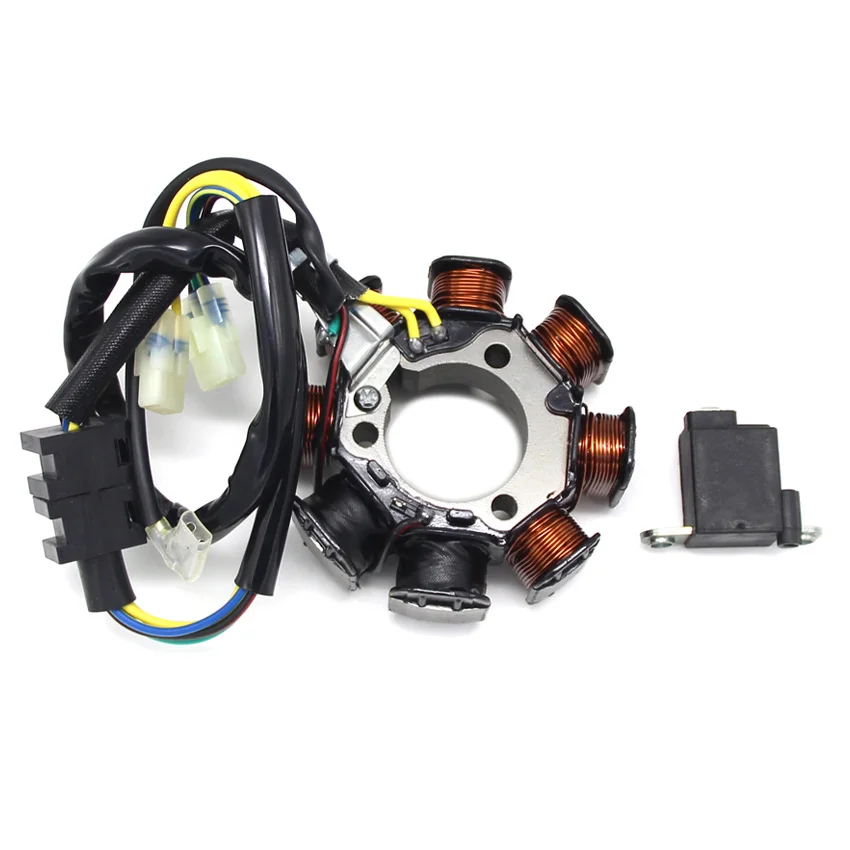 Статор катушки зажигания мотоцикла для Honda TRX200A FourTrax 200 TRX200D Type II OEM: 31120-HF1-000 31120-HF1-004