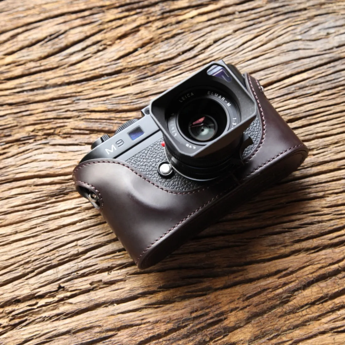 Получехол для камеры ручной работы из натуральной кожи чехол Leica M8 M9 M9P ME MM черный