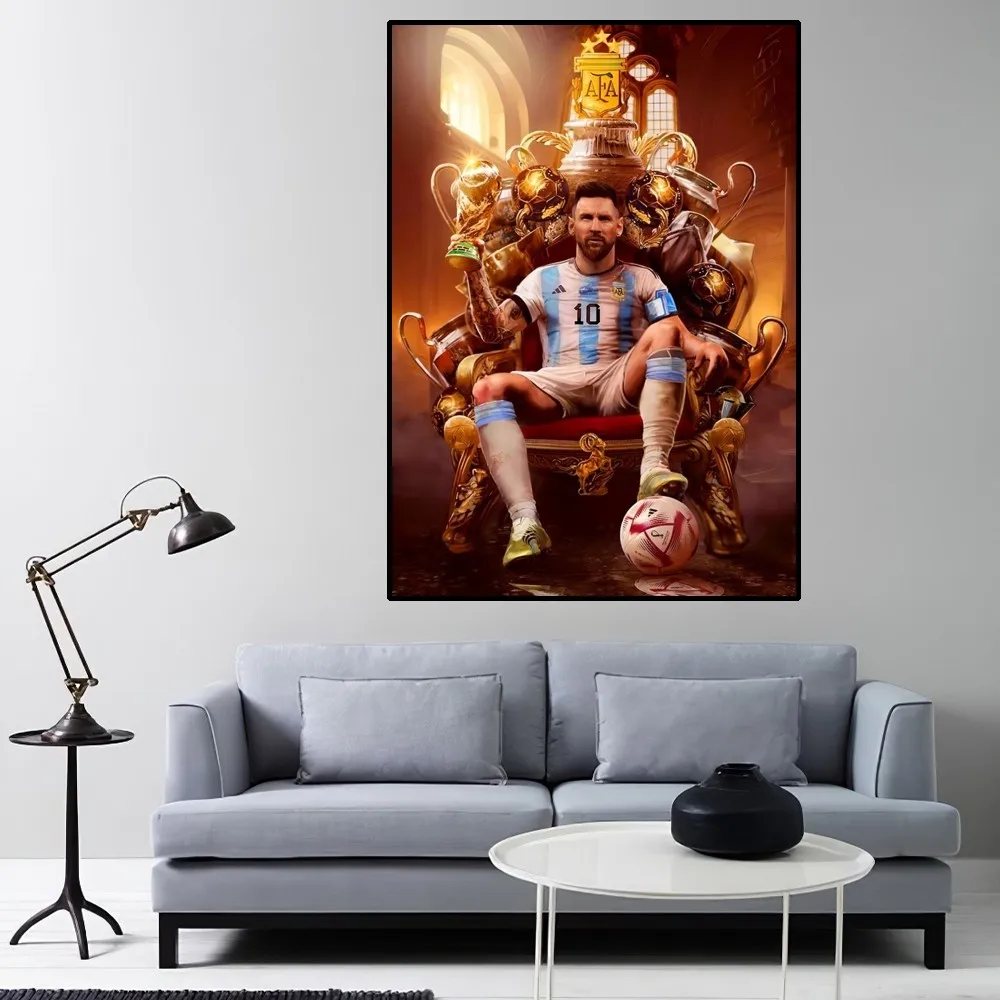 L-Lionel Foot Star M-плакат Месси домашний декор для комнаты гостиная спальня