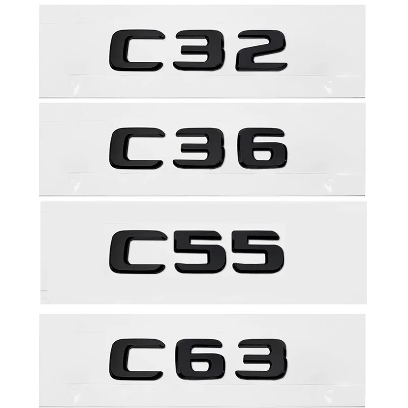 2017-2020 Новинка для Mercedes Benz C32 C36 C55 C63 C200 C220 C230 C250 C260 C300 C320 C350 C420 C500 C550 эмблема задний