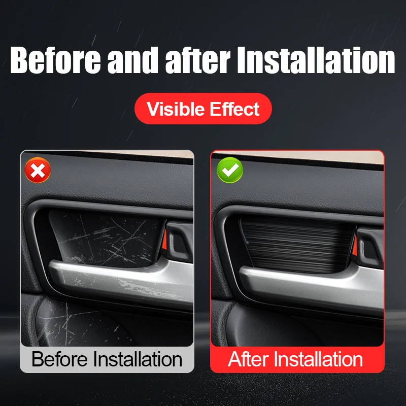 Декоративная наклейка на дверь из нержавеющей стали для Toyota Land Cruiser Prado 150 2010-2023 2022