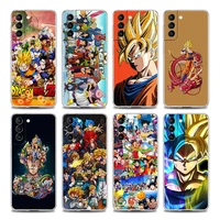 anime dragon ball z guko clear phone case for samsung s9 s10 4g s10e s20 s21 plus ultra fe 5g m51 m31 s m21 soft silicone