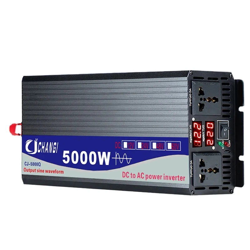 

Inverter DC 12V 24V 48V 60V to AC 110V 220V Voltage Transformer Pure Sine Wave 3000W 4000W 5000W Power Converter Solar Inverter