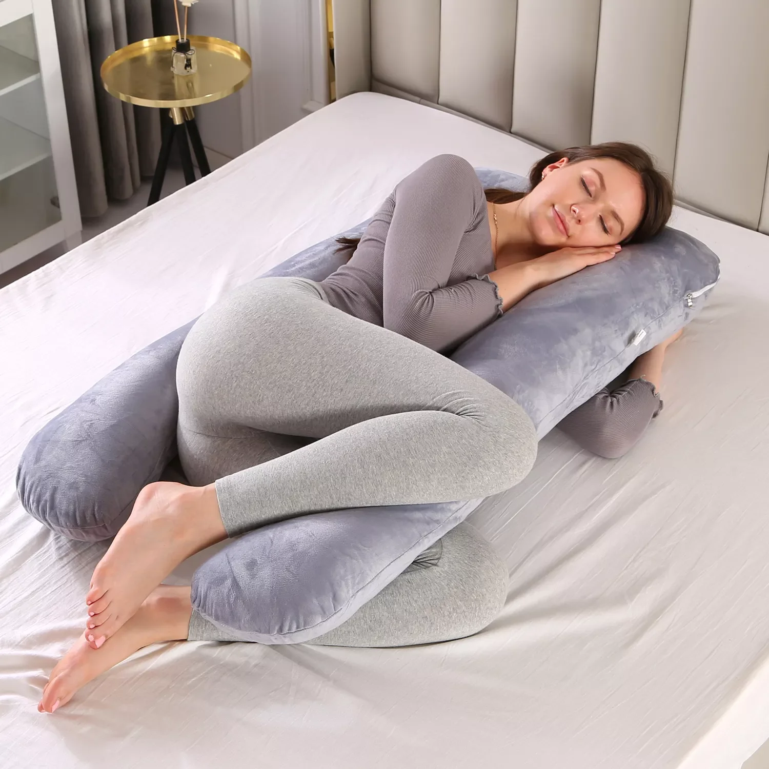 

New in shape Maternity Pillows Pregnancy Body Pillow Pregnant Women Side Sleepers Bedding Pillows Dropshipping christmas decorat