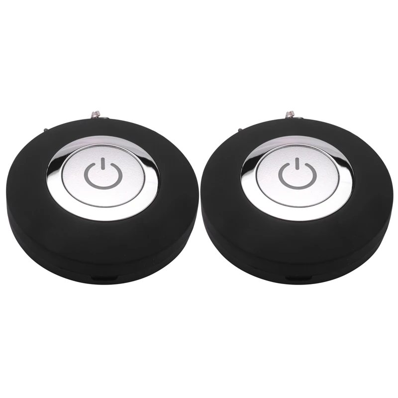 

2X USB Portable Wearable Air Purifier, Personal Mini Air Necklace Negative Ion Air Freshener (Black)