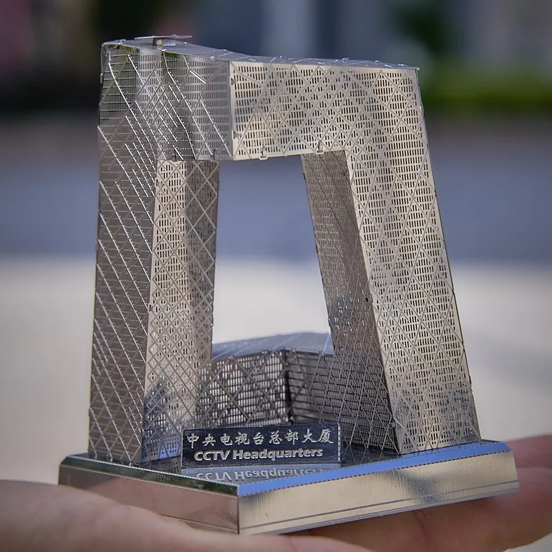 Стальной golem 3D полностью металлическая модель из нержавеющей стали игрушка