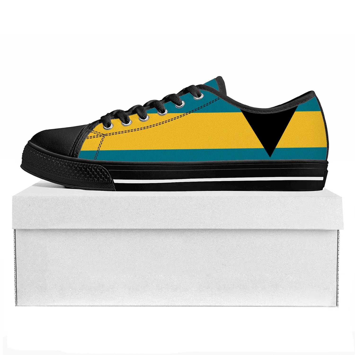 

Bahamian Flag Low Top High Quality Sneakers Mens Womens Teenager Canvas Sneaker Bahamas Prode Casual Couple Shoes Custom Shoe