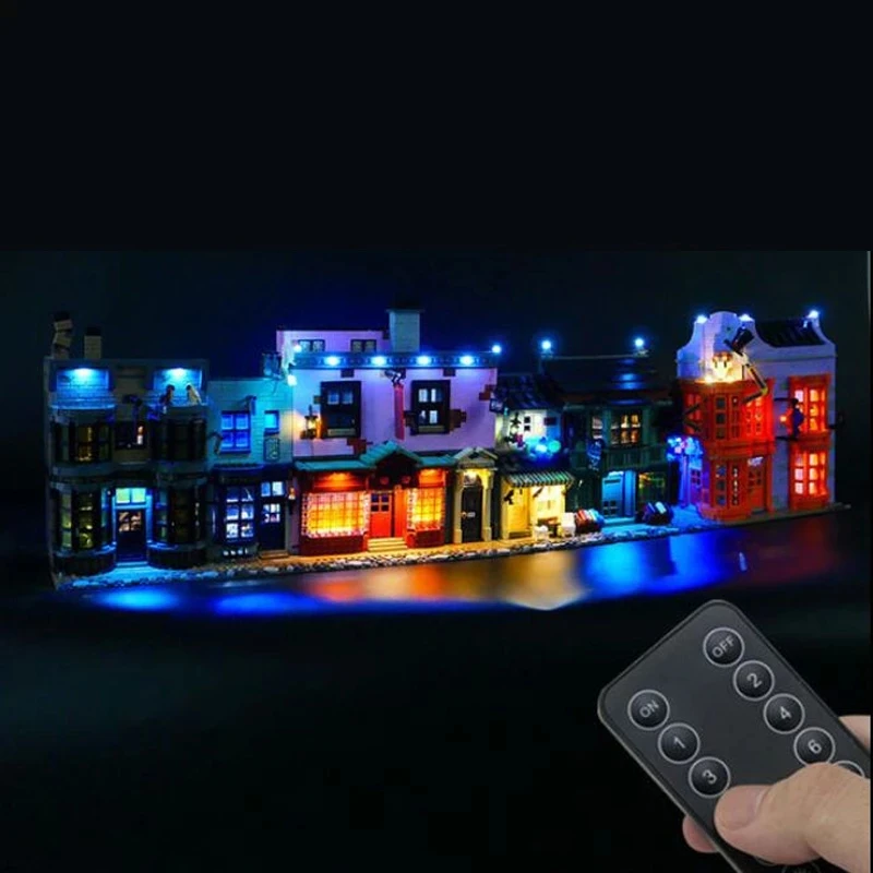 LED Light Set For 75978 Diagon Alley Building Blocks (NOT Include The Model Bricks)