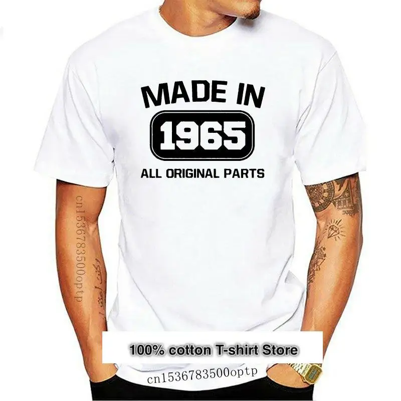

Camiseta de манга corta para mujer, prenda de vestir, со всеми оригинальными отверстиями, подарок на день 51St, 1965, 2017
