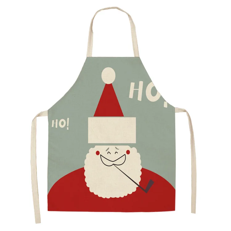 Фартук для барбекю водонепроницаемый Рождественский кухонный садовый фартук