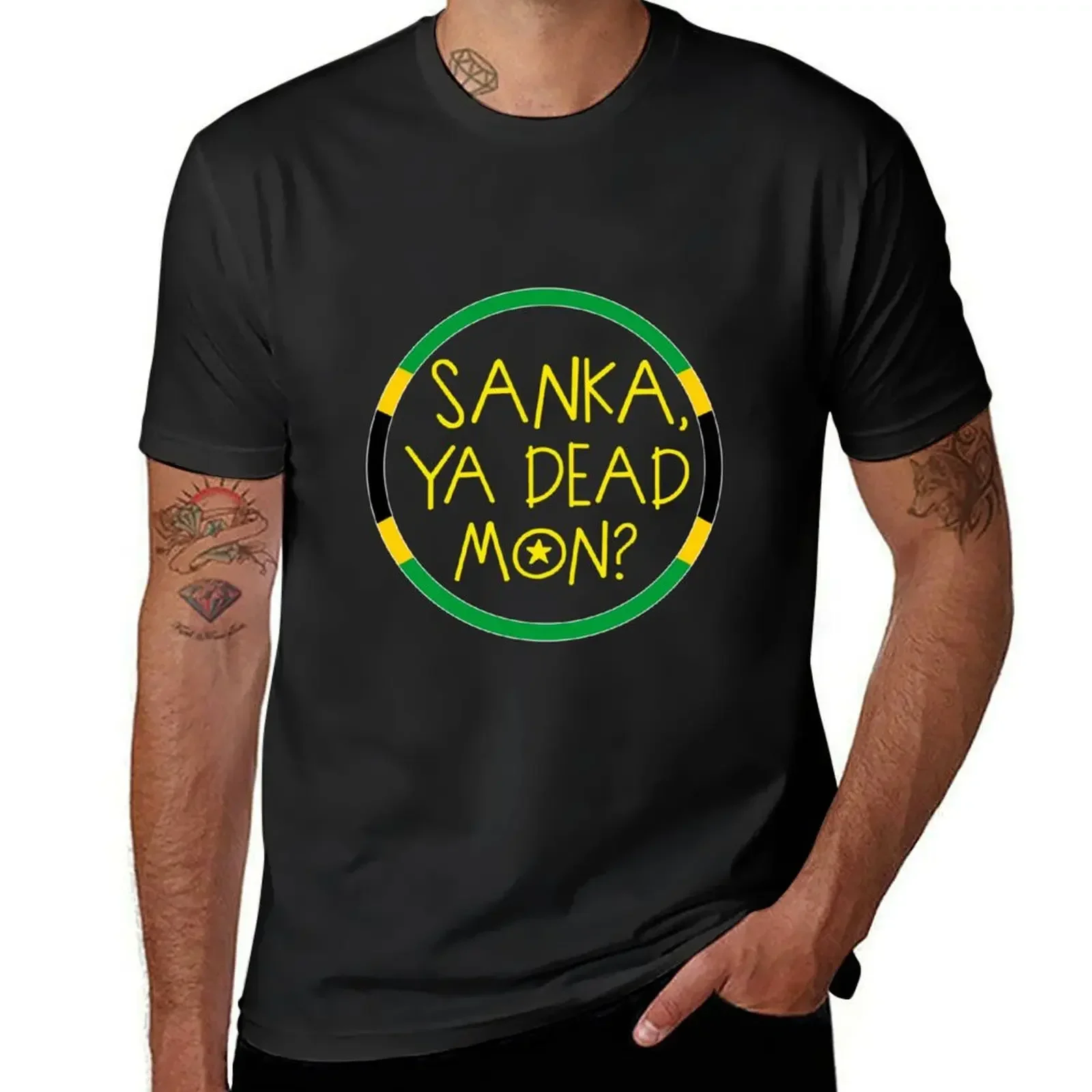 Sanka Ya Dead MonCool Runnings футболка милая одежда для мальчиков белые мужские футболки с