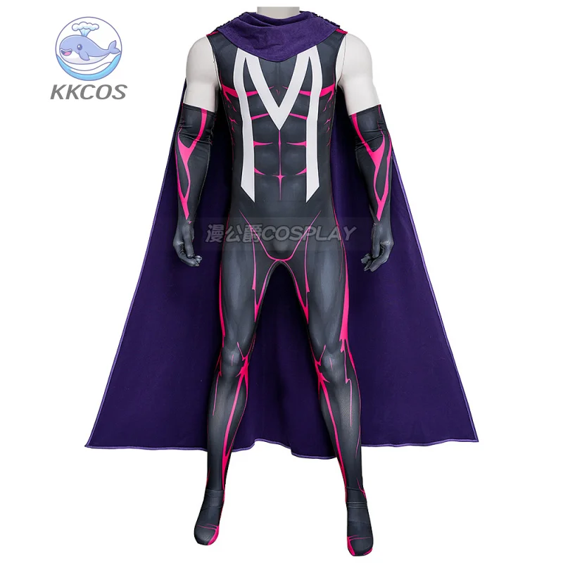 Костюм для косплея Magneto, комбинезон Max Eisenhardt, одежда, плащ, боди, костюм злодея из фильма X 97, карнавальный костюм на Хэллоуин для взрослых (art.: 3920d366da3d9) - 3920d366da3d9