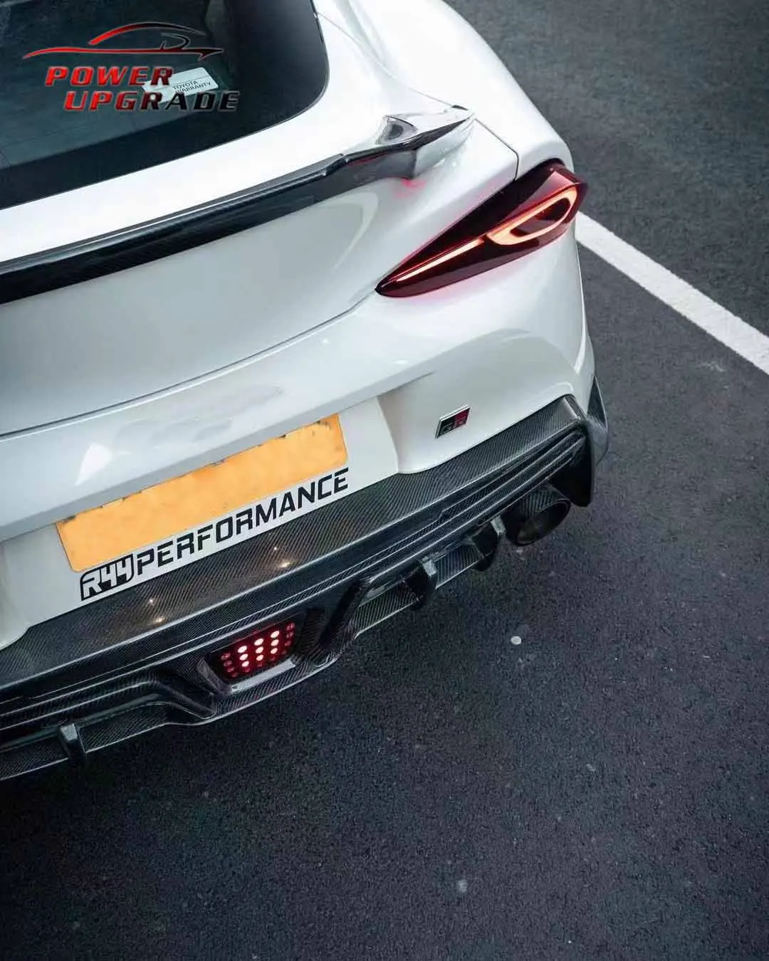 Оптовая продажа для Supra A90 A91 Mk5 Toms Style из углеродного волокна задний диффузор