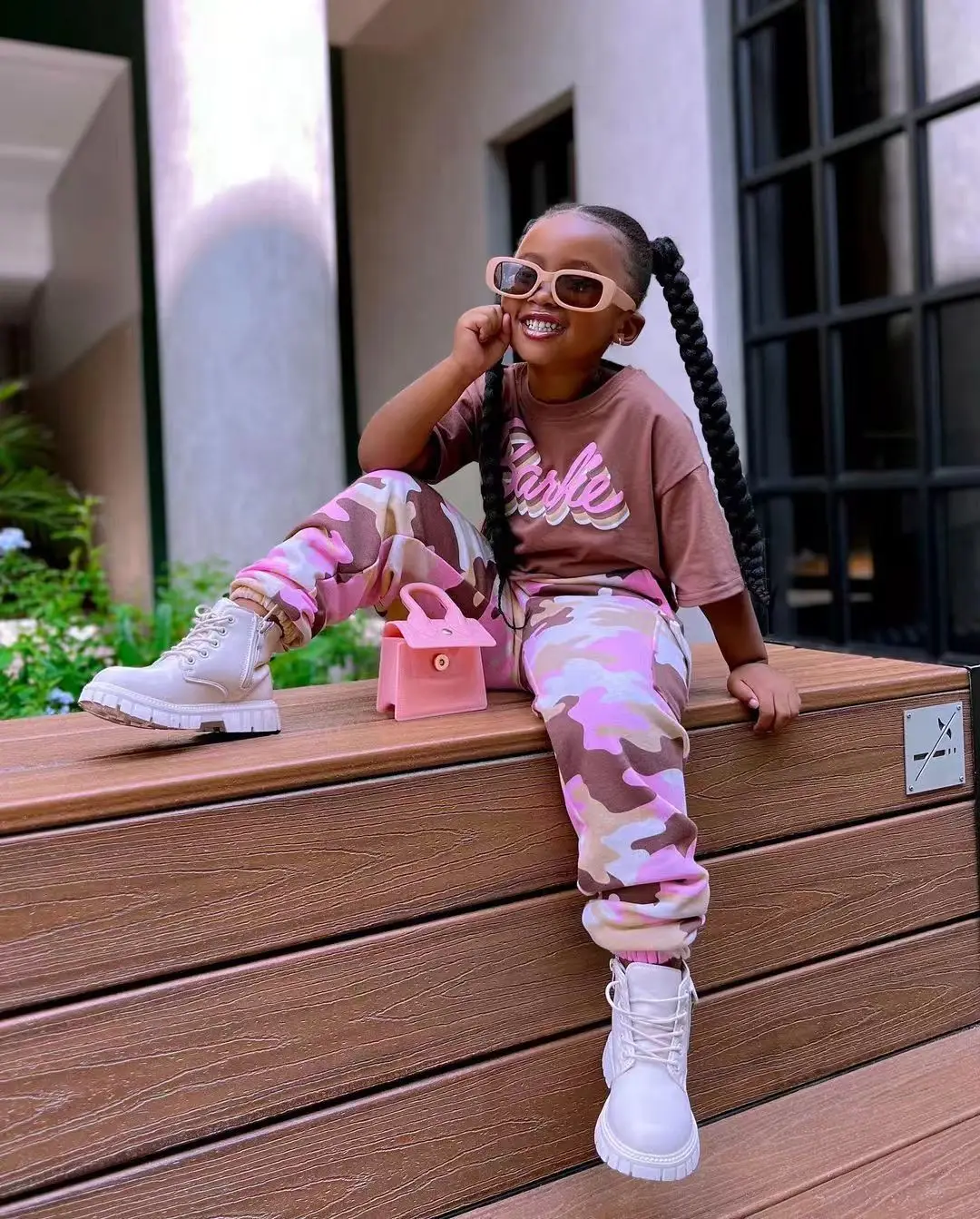 Новинка 2024 детская одежда для девочек наряды короткий топ с коротким рукавом +