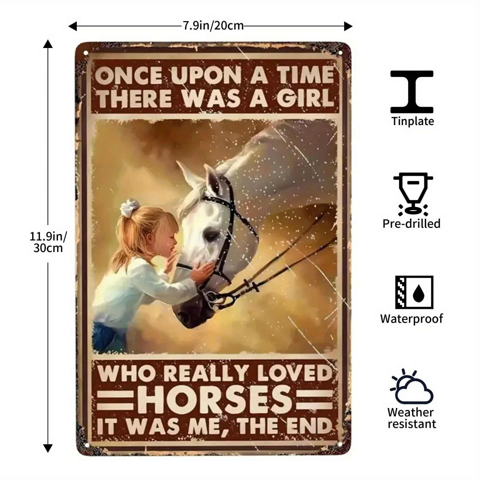 Винтажная Металлическая Алюминиевая Вывеска В Виде Пастушки Для Девочек С