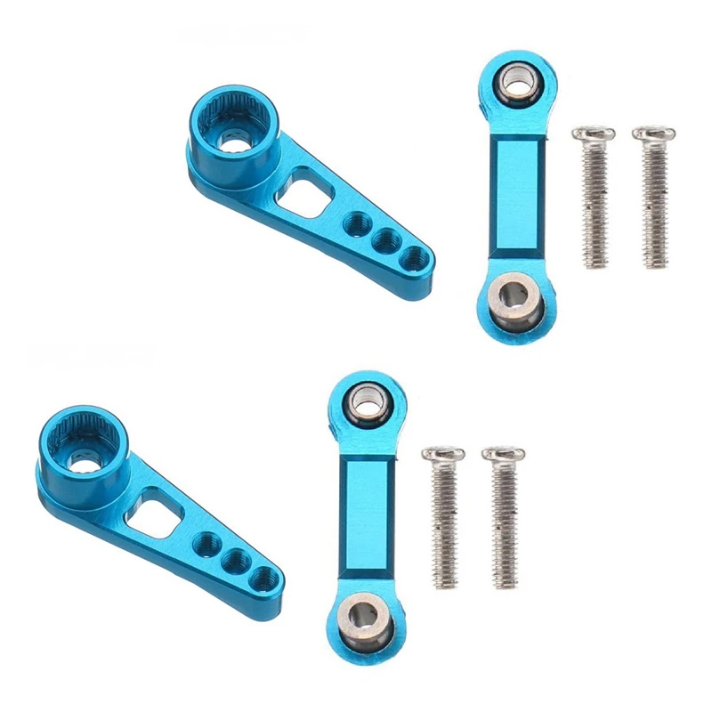 

2X для Wltoys 1/18 RC Car K929 A959 A969 A979 K929 A959-B металлические детали для модернизации 25T рулевой серворуль Руль + стержень