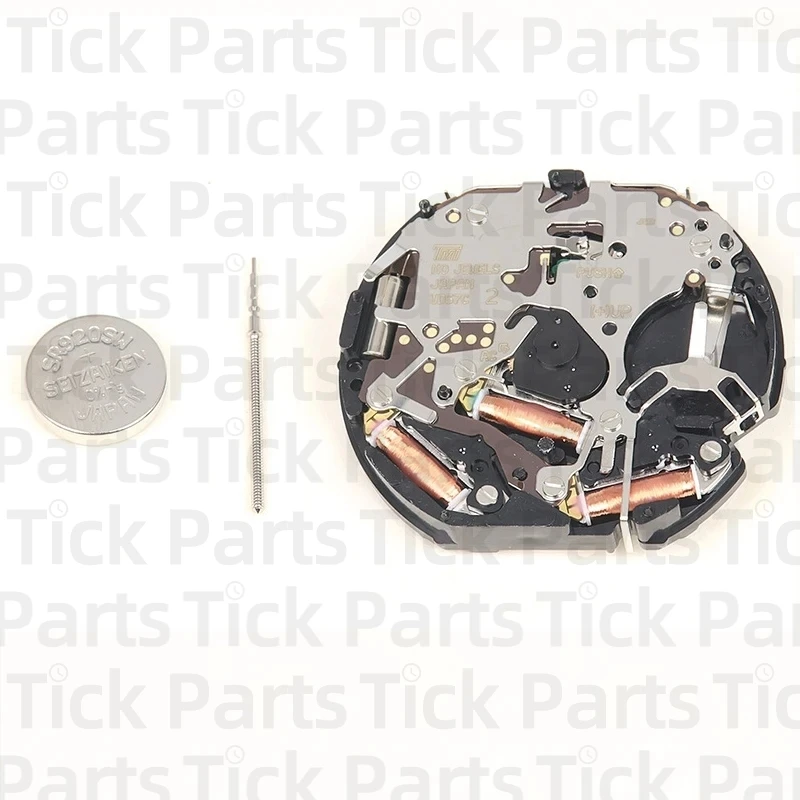 Оригинальный японский механизм VD57C многофункциональный кварцевый vd57 6 стрелок 9 12