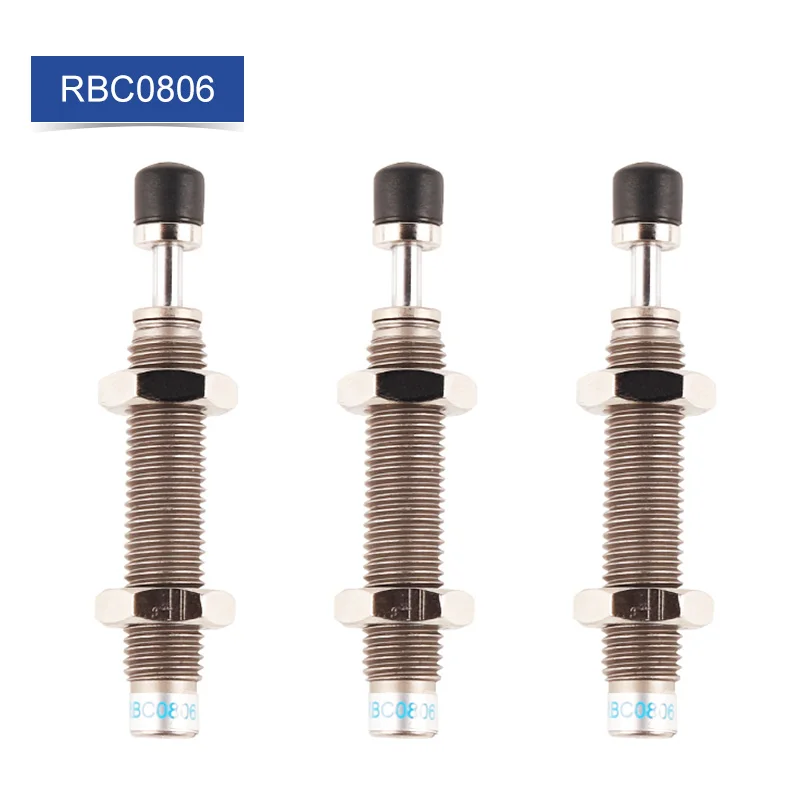 

RBC 6mm Hydraulic Damper RBC0806 Pneumatic Oil Pressure Shock Absorber Adjustable Pneumatic Hydraulic Buffer