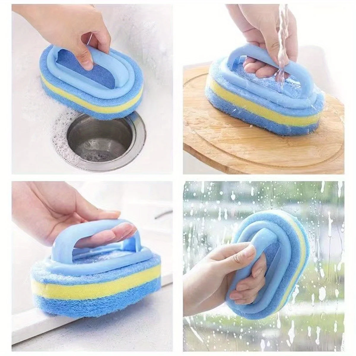 1 шт./2 шт.-многофункциональная скраб-щетка с ручкой-кухонная губка для