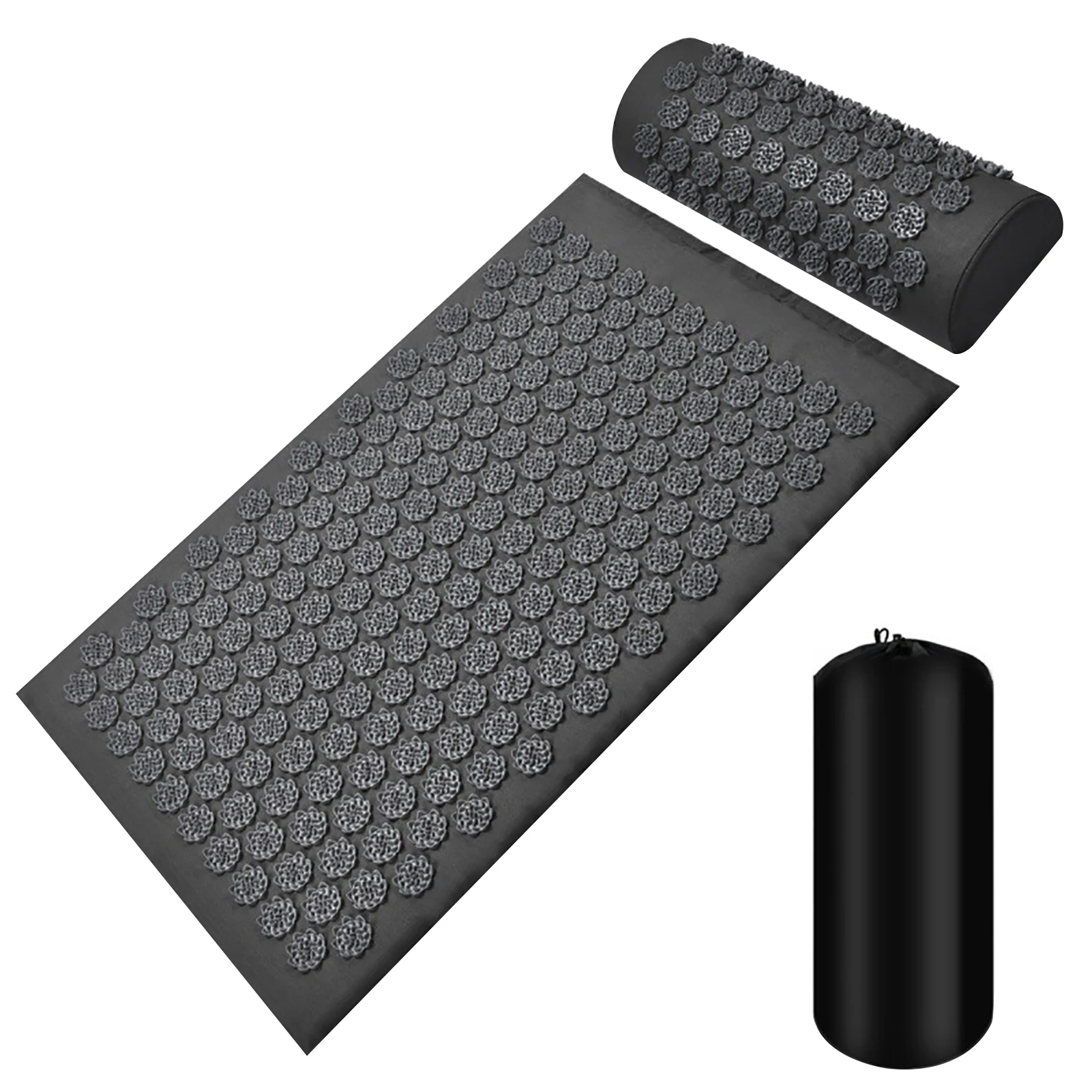 

Massage Mat Cushion Set Three-Piece Water Drop Lotus Shape Yoga Massage Cushion Full Body Massager Cushion For Back Legs And