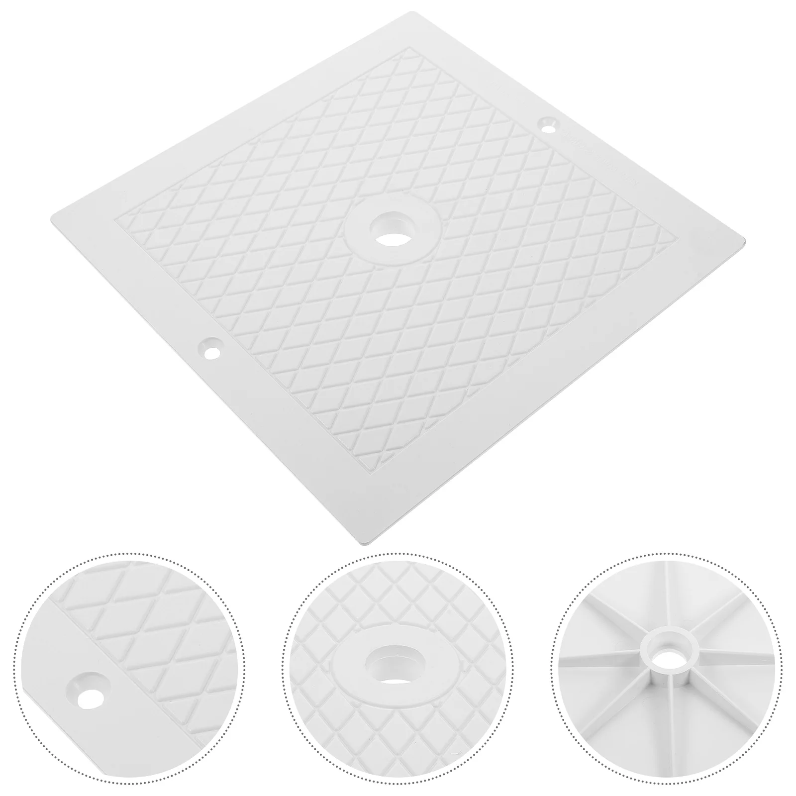 

Square Skimmer Lid Pool Skimmer Lid Cover Swimming Pool Skimmer Deck Cover Compatible for Hayward SPX1082E SP082 SP1083 SP1084