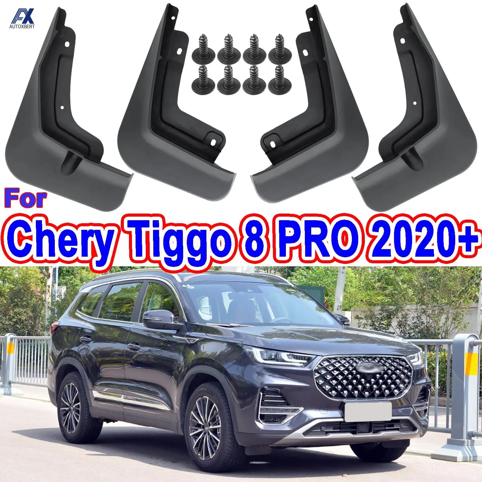 4 шт., брызговики для Chery Tiggo 8 Pro Plus 2020 2024