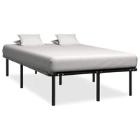 metal bed frame a bedroom furniture black 120x200 cm