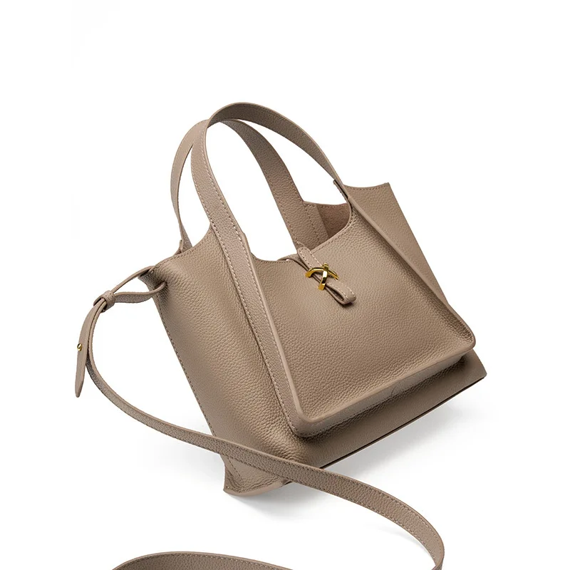 New Genuine Leather Handheld Crossbody Bags with Large Capacity Soft Leather Cowhide Shoulder bag 2023 tote bags for women