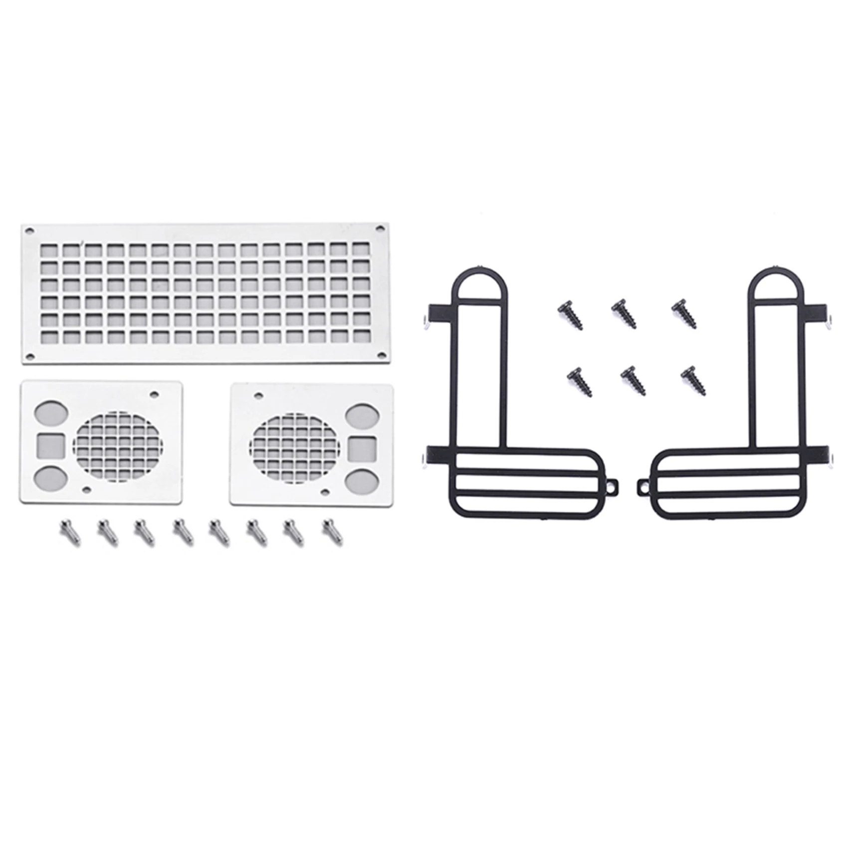

For MN D90 D99S MN99S Rear Lampshade Reversing Lamp Protection Light Cover & Metal Mesh Grille Intake Grille Cover