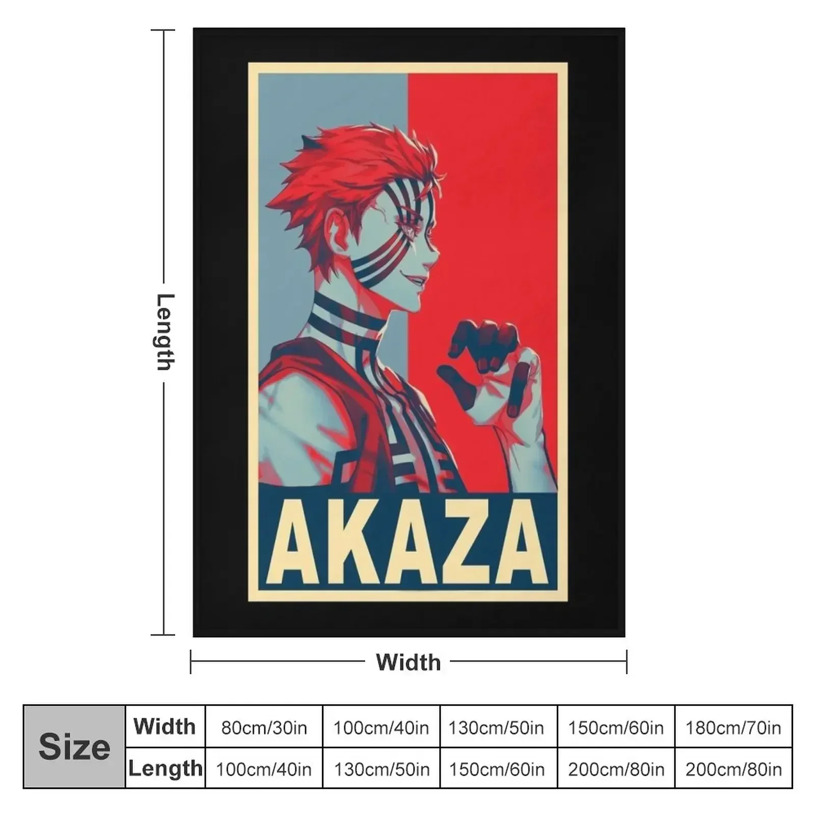 Akaza - Одеяло с плакатом идеи подарков на день Святого Валентина декоративные