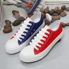 Туфли женские холщовые на платформе, лоферы, Вулканизированная подошва, повседневная обувь, Модные нейтральные, классические дизайнерские брендовые кроссовки