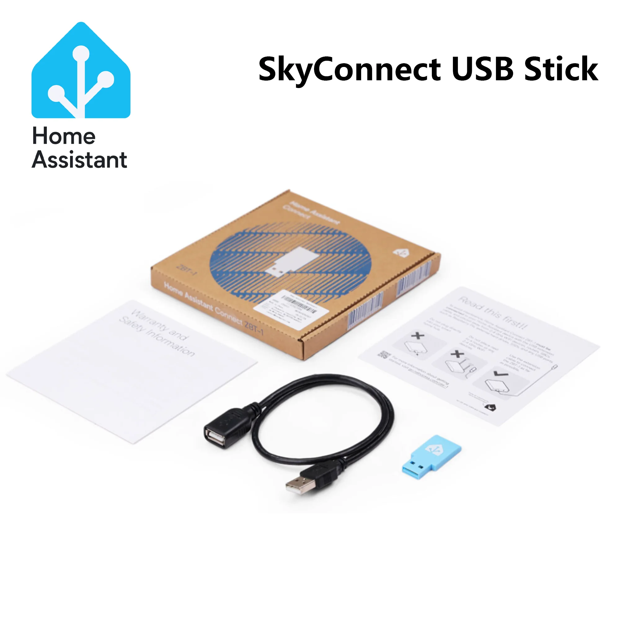 

USB-накопитель Home Assistant SkyConnect ZBT-1, совместимый с Zigbee и нитью, идеальное решение для расширения умного дома