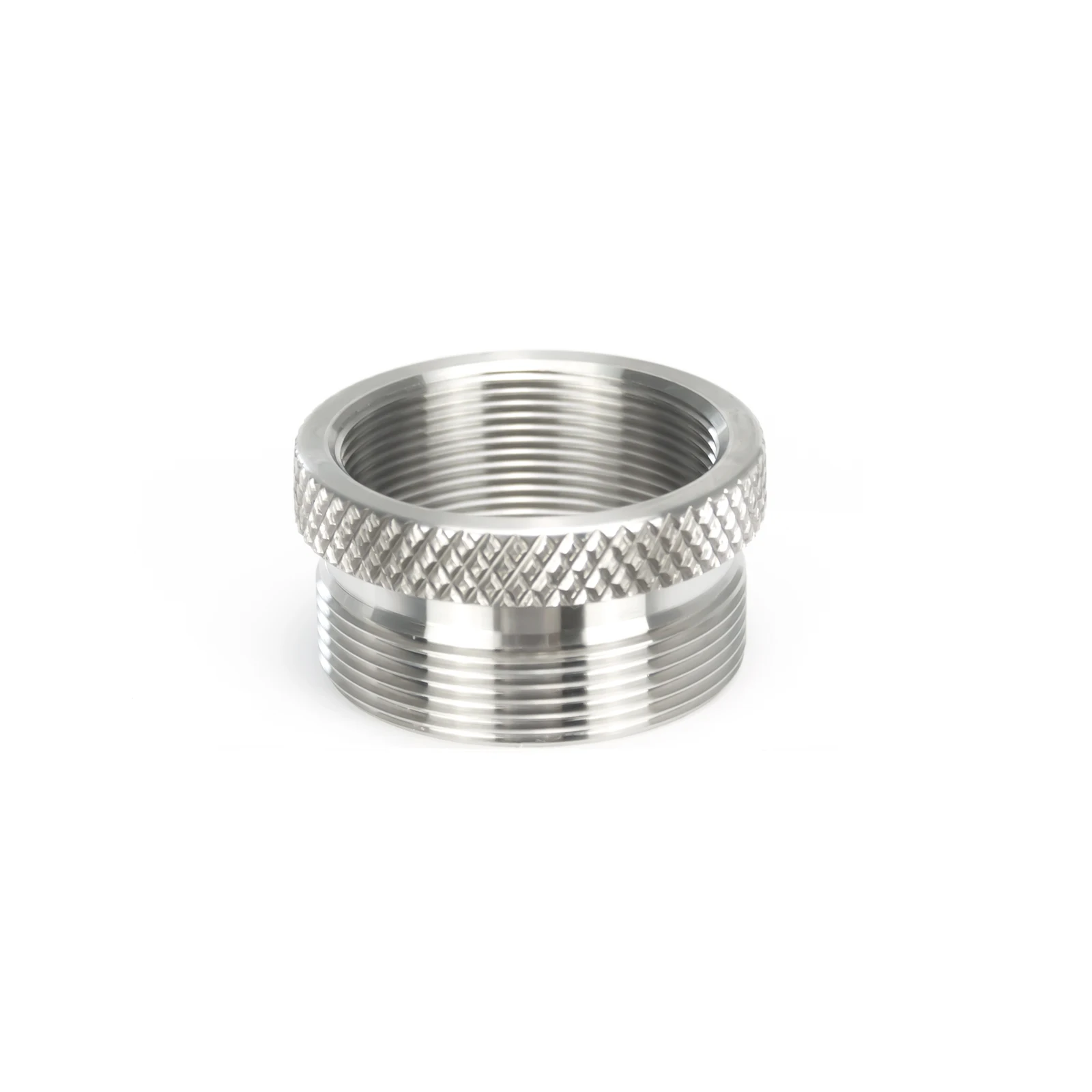 

Stainless Steel M34x1.25 to 1-3/16x24 (1.1875x24) Adapter Ring QD Convertor For 1.45x7 Cleaning Tube Filter/ Booster / Trilug