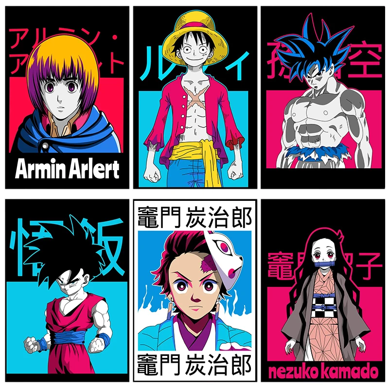 

Набор для алмазной живописи 5D "сделай сам", японское аниме, Гоку, рассекающий демонов, алмазная вышивка, мозаика, искусство стразы, домашний д...