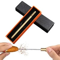 cigars draw enhancer tool punch cutter portable metal puncher assemblage field tool stainless steel precision cigars needle