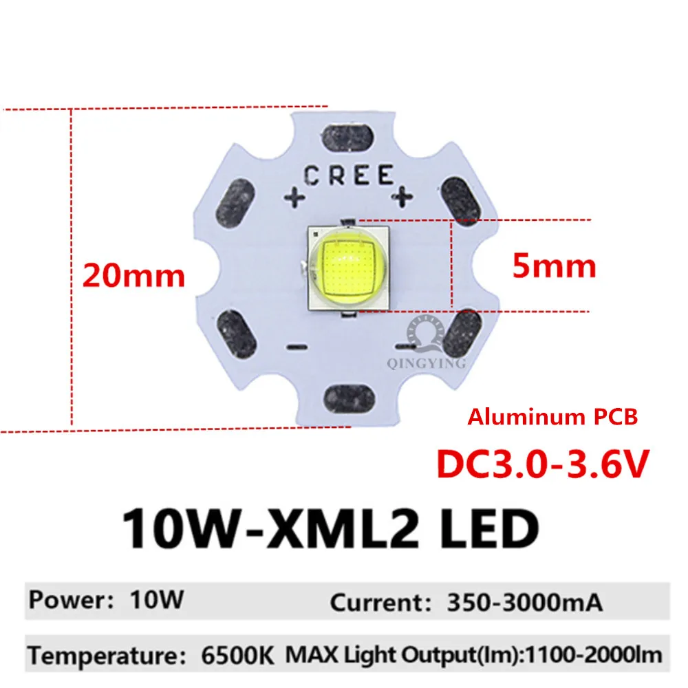 Светодиод QINGYING  XML2 XHP70 для фонарика