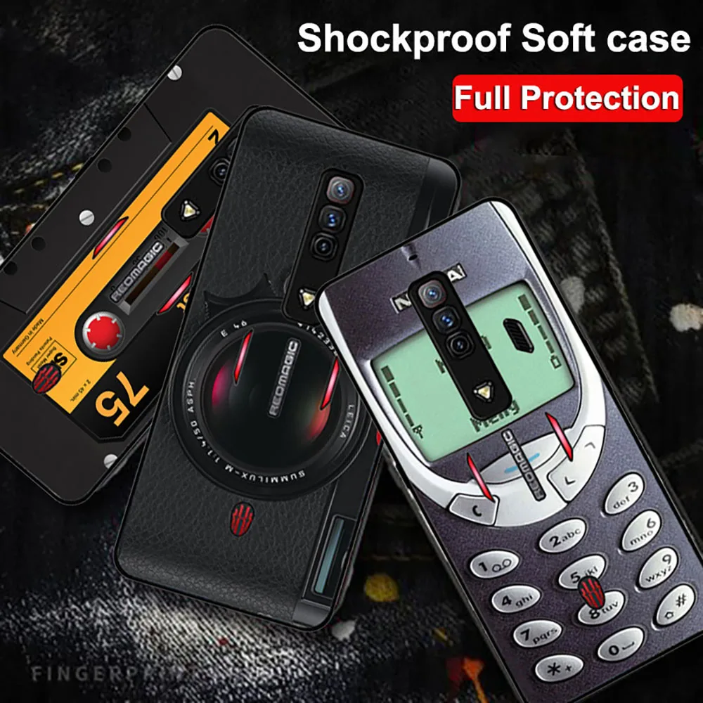 Чехол для ZTE Nubia Red Magic 7 Pro NX709J, мягкий чехол, задняя крышка из ТПУ для Red Magic 7 NX679J Magic7, защитный чехол