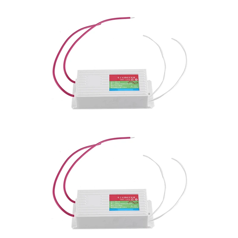 

BMDT-2Pcs Electronic Neon Transformer Hb-C10 10Kv Neon Powers Supply Rectifier 30Ma 20-120W Universal Transformer