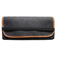 mechanical keyboard bag protective dust proof pouch large capacity flip cover felt fabric storage elastic band accessories