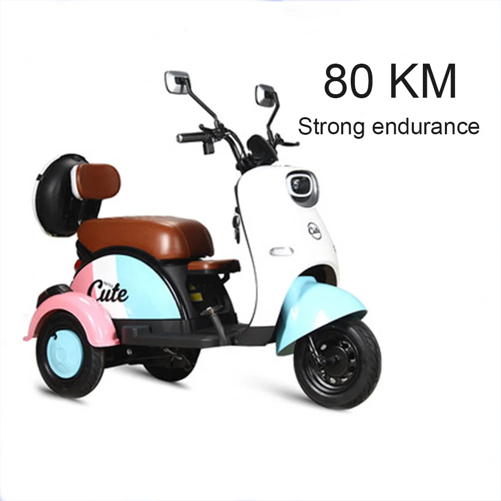 

48v/60v 600w/800w Adult Electric Tricycle with Strong Power Safety Reliability Lasting Endurance The Longest Distance of 65cm