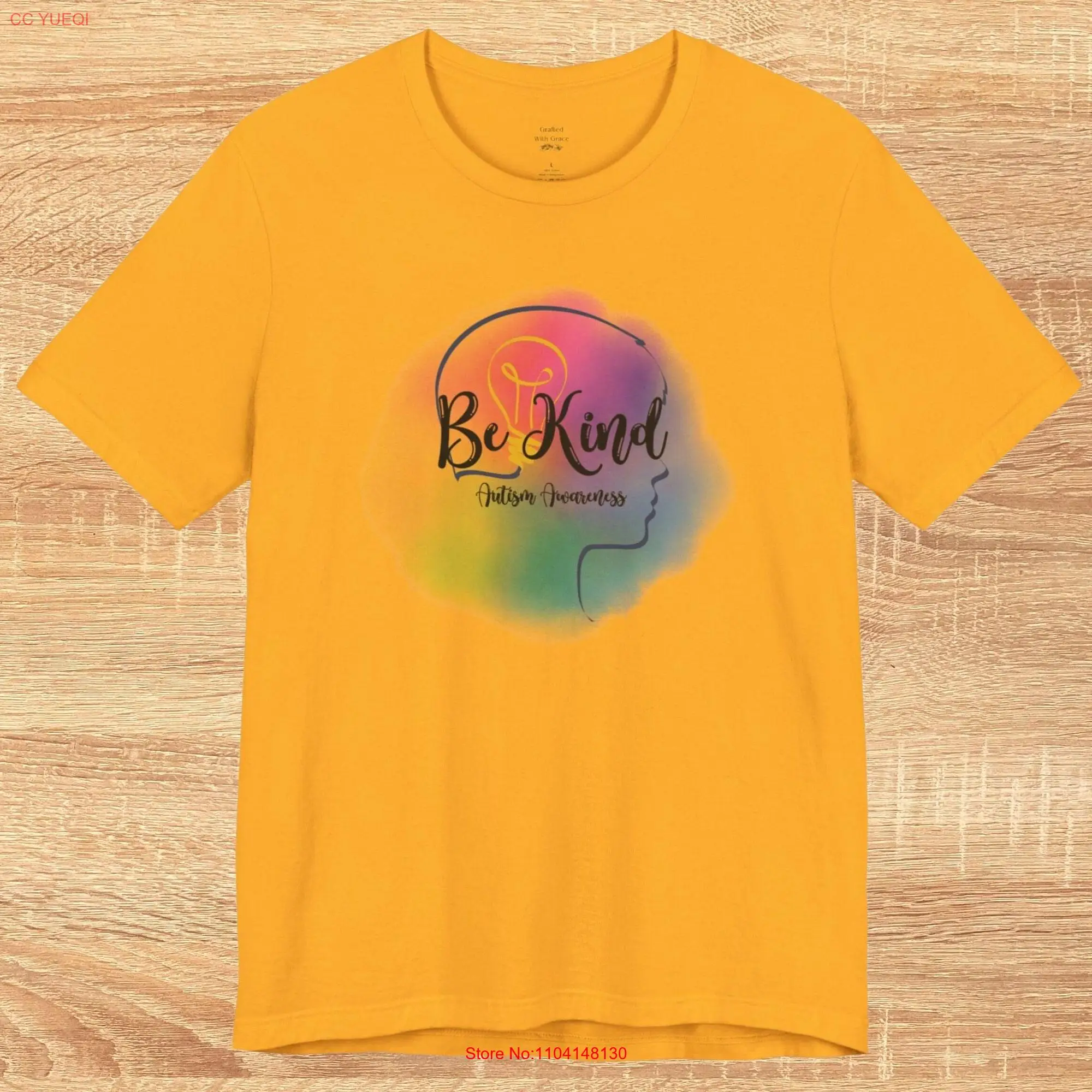 Будьте добры футболка Джерси для осмотра аутизма длинные или Короткие рукава