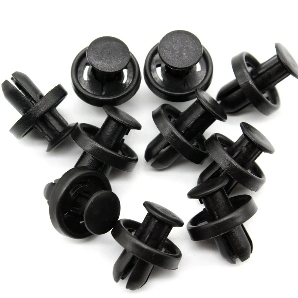 

20x Mud Shield Retainer 909140065 Black Clips FOR Toyota Fit FOR Subaru