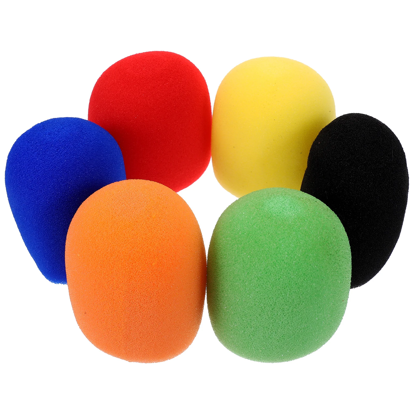 

6 Pcs Microphone Case Cover Windscreen Stage Sponge Handheld Windscreens Covers