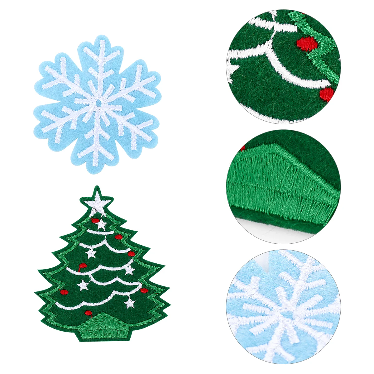 

Christmas Treeappliqueiron Appliques Stockings Patchclothing Repair Accessorycolorsewing Schristmas Decorations Decorate