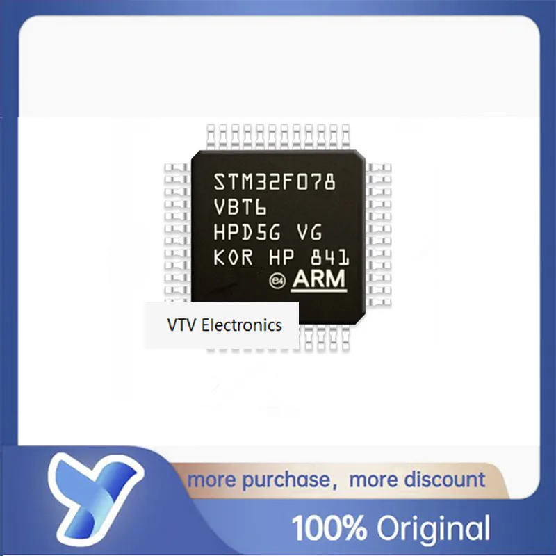 

Оригинальный новый чип интегральной схемы STM32F078VBT6 LQFP100 MCU IC