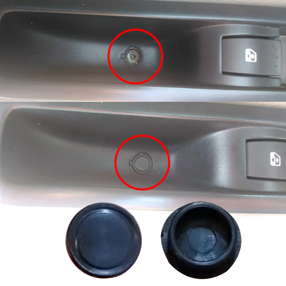 

2X для Renault Megane II III Fluence Grand Scenic II III, внутренняя дверная ручка автомобиля, ящик для хранения, винт, гайка, заглушка 7703074513