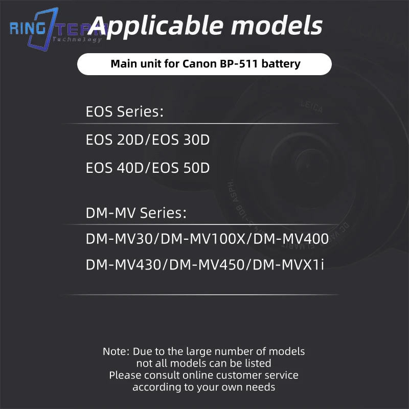 2 шт. BP-511 BP-511A BP 511A для аккумулятора камеры BP511 511 Canon EOS 40D 300D 5D 20D 30D 50D 10D G6 L10