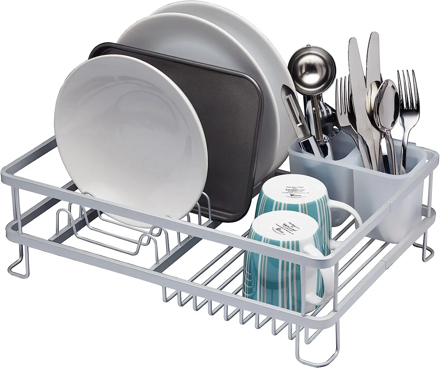 

Escurridor para plato de aluminio antioxidante, 42 x 30 x 13 pulgadas
