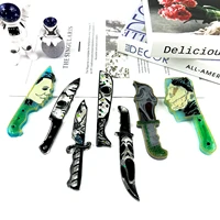 dagger pendant resin mold diy short sword dagger jewelry key pendant defense knife decoration silicone mold